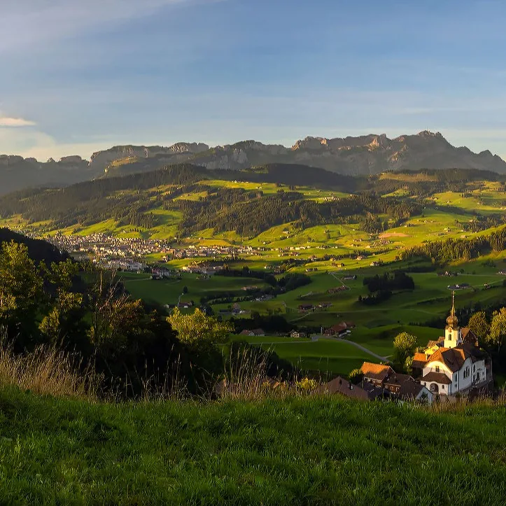 Appenzeller Landschaft mit Alpstein